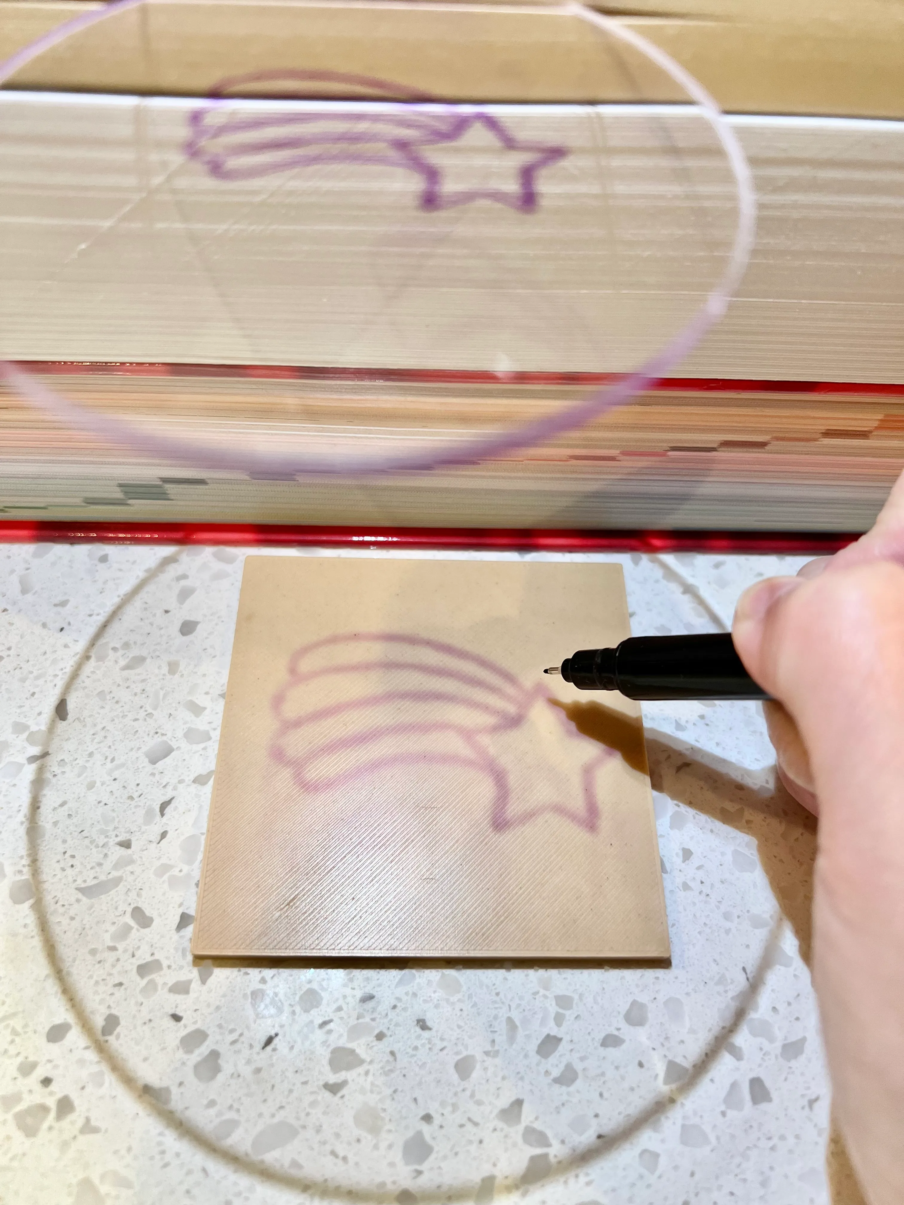 DIY projector setup overview